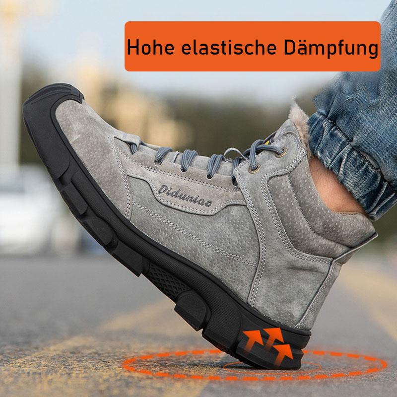 Men's Insulated Safety Work Shoes Gray - Harren Cole