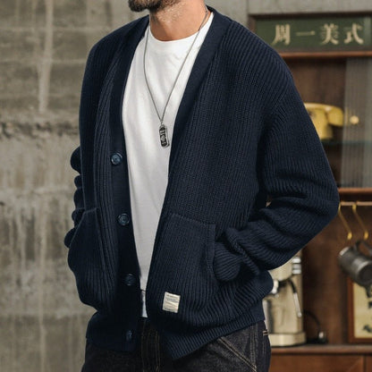 Men’s Knit Cardigan Sweater - Harren Cole
