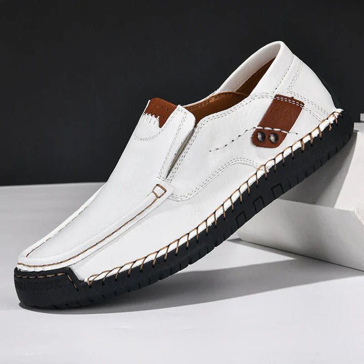 Men's Leather Dress Shoes with Non - Slip Sole - Harren Cole