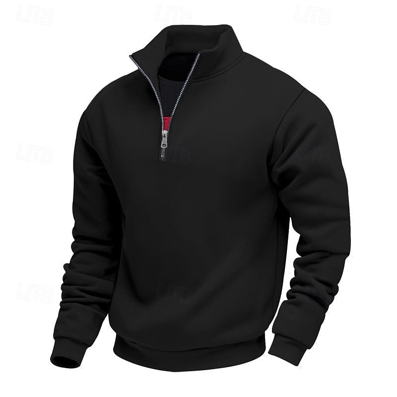 Men's Lightweight Quarter Zip Sweater - Harren Cole