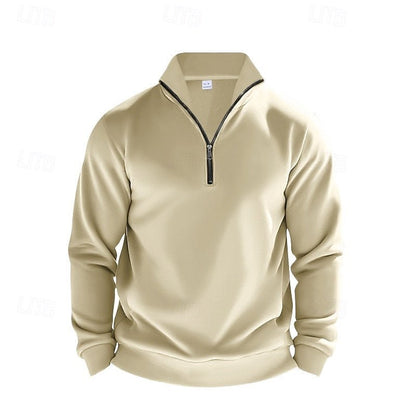 Men's Lightweight Quarter Zip Sweater - Harren Cole