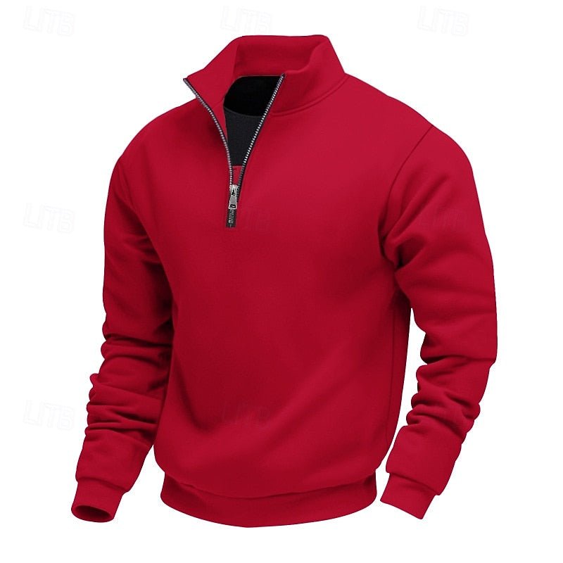 Men's Lightweight Quarter Zip Sweater - Harren Cole