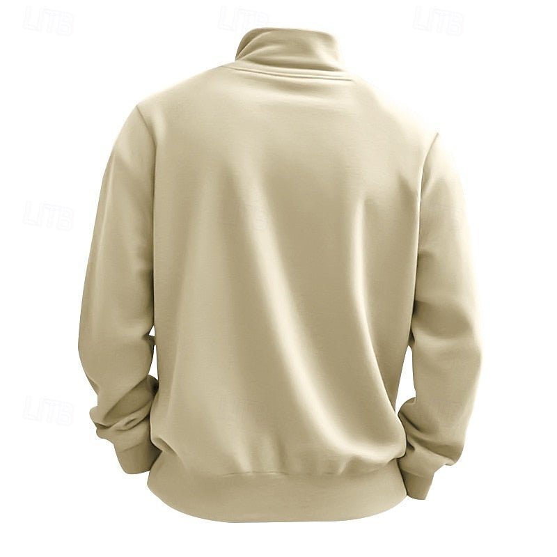 Men's Lightweight Quarter Zip Sweater - Harren Cole