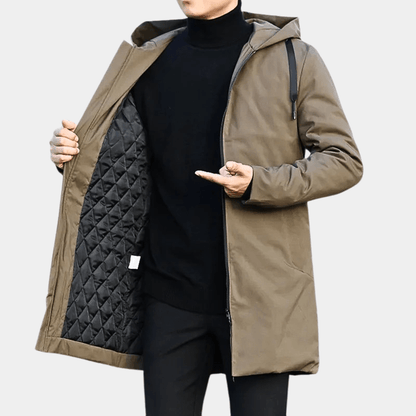 Men's Lined Raincoat Classic Fit - Harren Cole