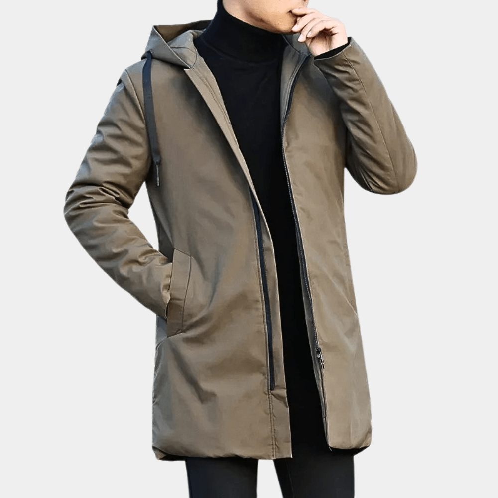 Men's Lined Raincoat Classic Fit - Harren Cole
