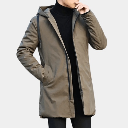Men's Lined Raincoat Classic Fit - Harren Cole