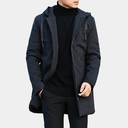 Men's Lined Raincoat Classic Fit - Harren Cole