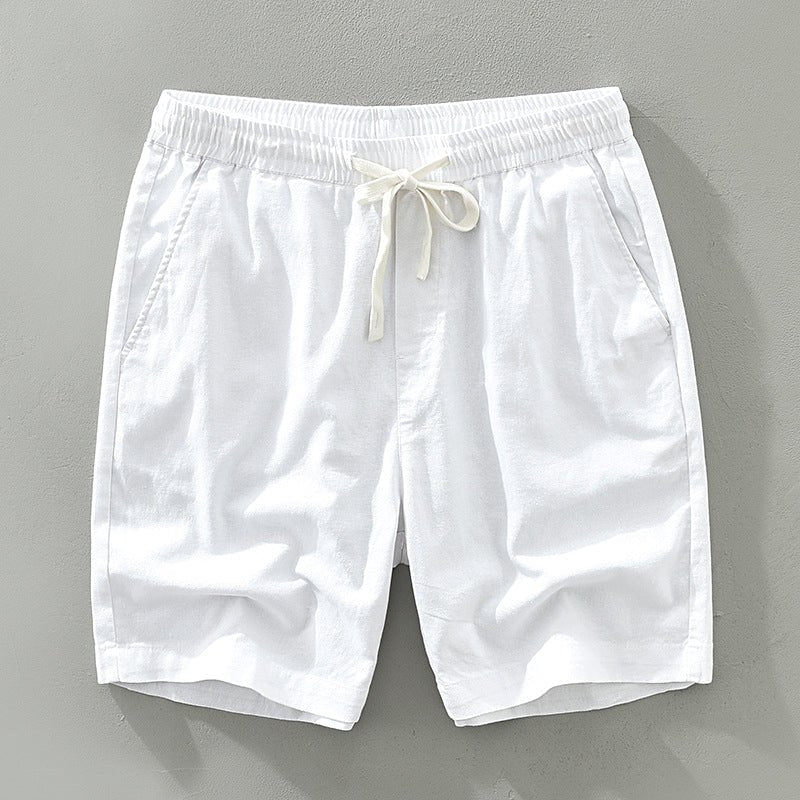 Men's Linen Islander Shorts Casual Summer Beachwear - Harren Cole