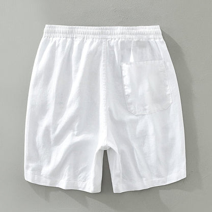 Men's Linen Islander Shorts Casual Summer Beachwear - Harren Cole