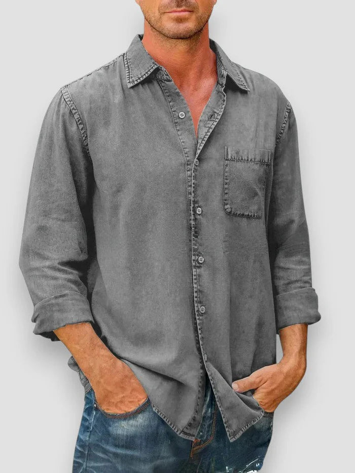 Men’s Long Sleeve Casual Shirt - Harren Cole