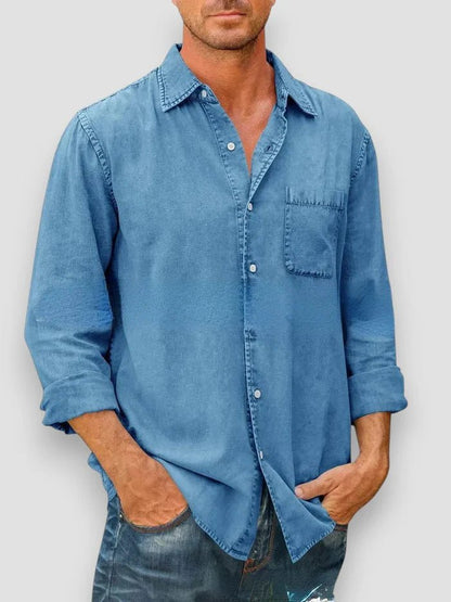 Men’s Long Sleeve Casual Shirt - Harren Cole
