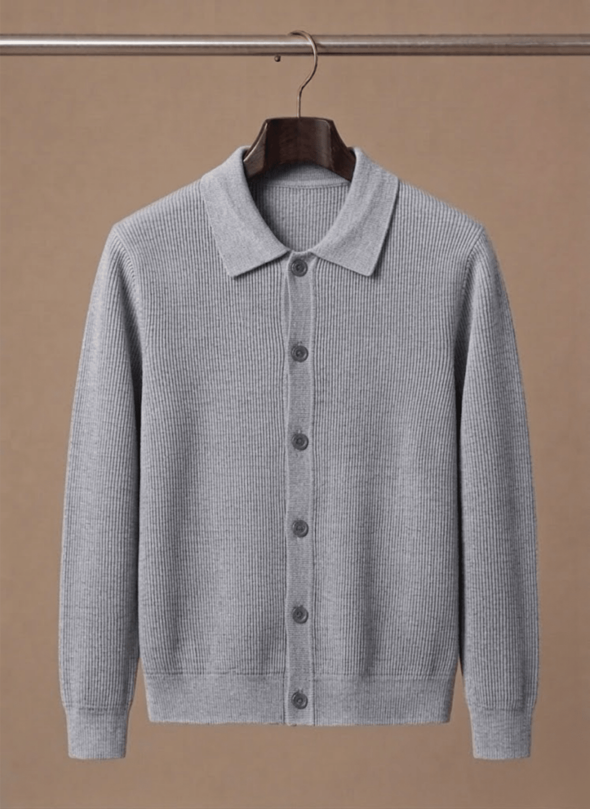 Men's Long-Sleeve Relaxed-Fit Cardigan - Harren Cole