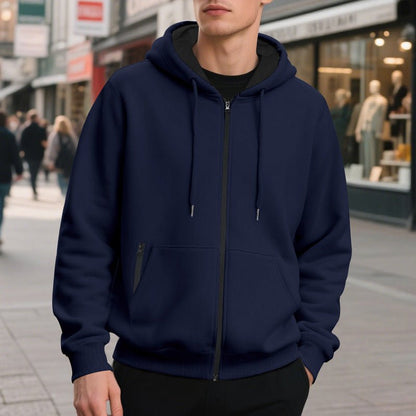 Men's Oversized Full Zip Hoodie - Harren Cole