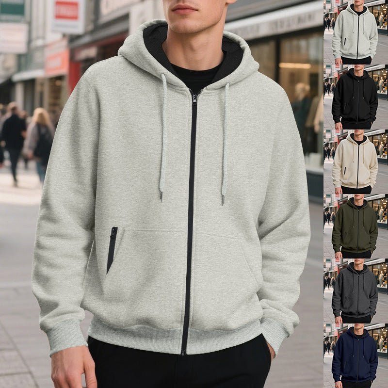 Men's Oversized Full Zip Hoodie - Harren Cole