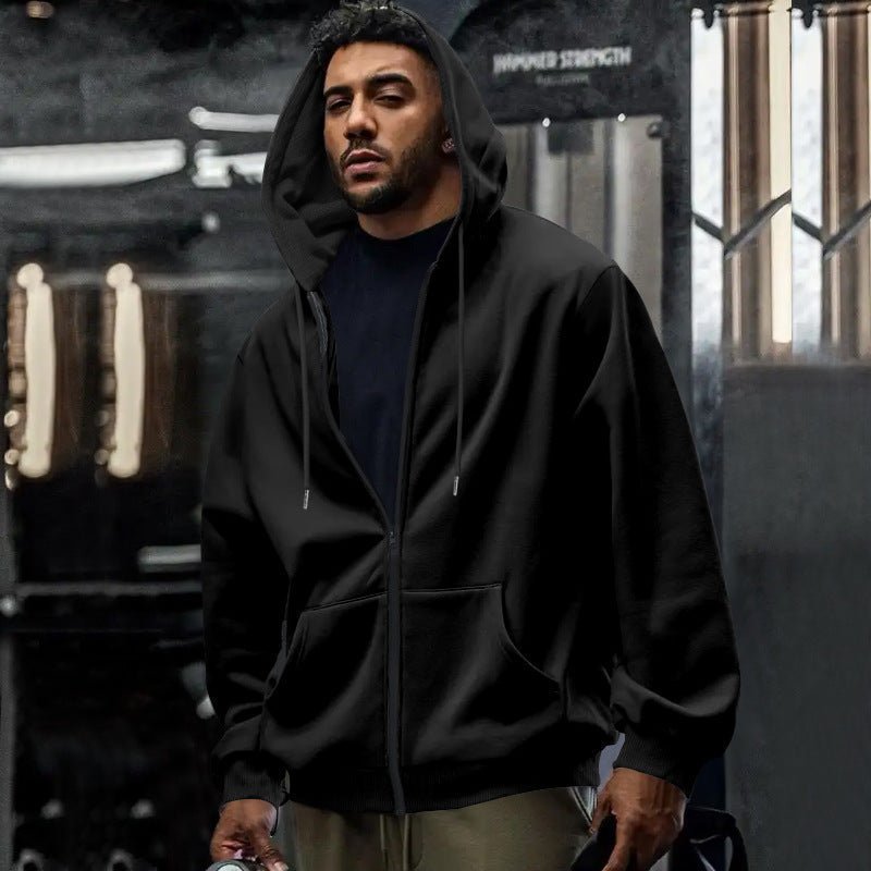 Men's Oversized Full Zip Hoodie - Harren Cole