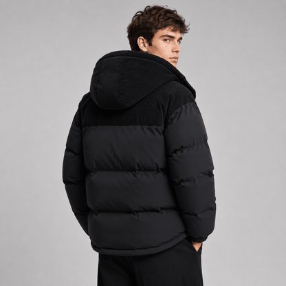 Men's Oversized Hooded Puffer Jacket - Harren Cole