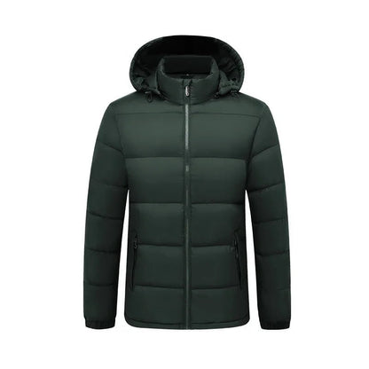 Men's Padded Hooded Jacket Winter Coat - Harren Cole