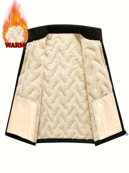 Men's Quilted Stand Collar Vest - Harren Cole