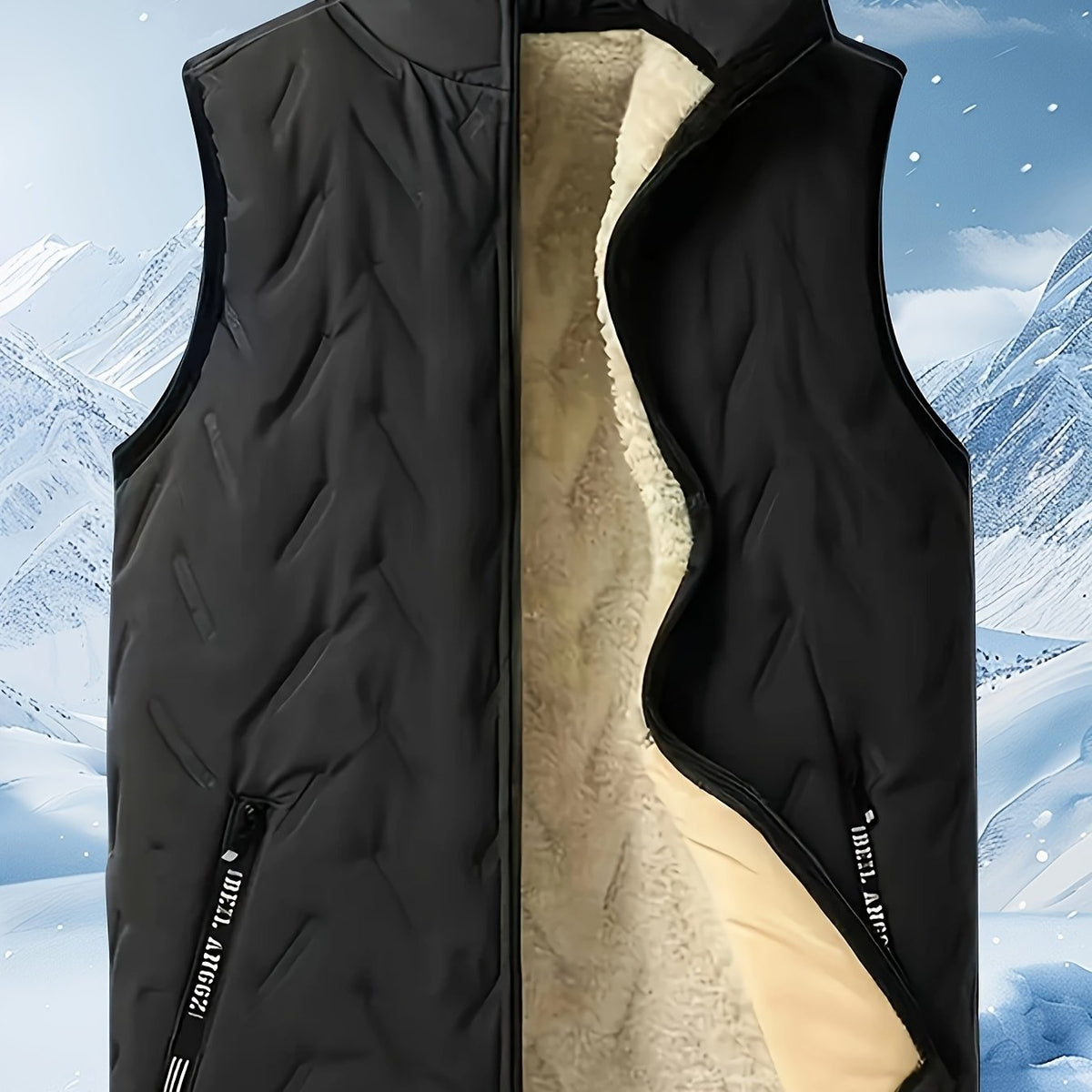 Men's Quilted Stand Collar Vest - Harren Cole