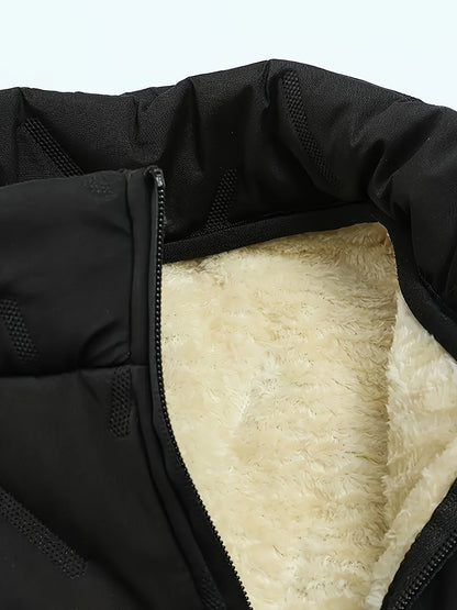 Men's Quilted Stand Collar Vest - Harren Cole