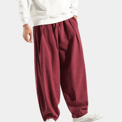 Men's Relaxed Fit Comfortable Casual Pants - Harren Cole