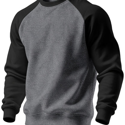 Men's Relaxed Fit Raglan Sweatshirt - Harren Cole