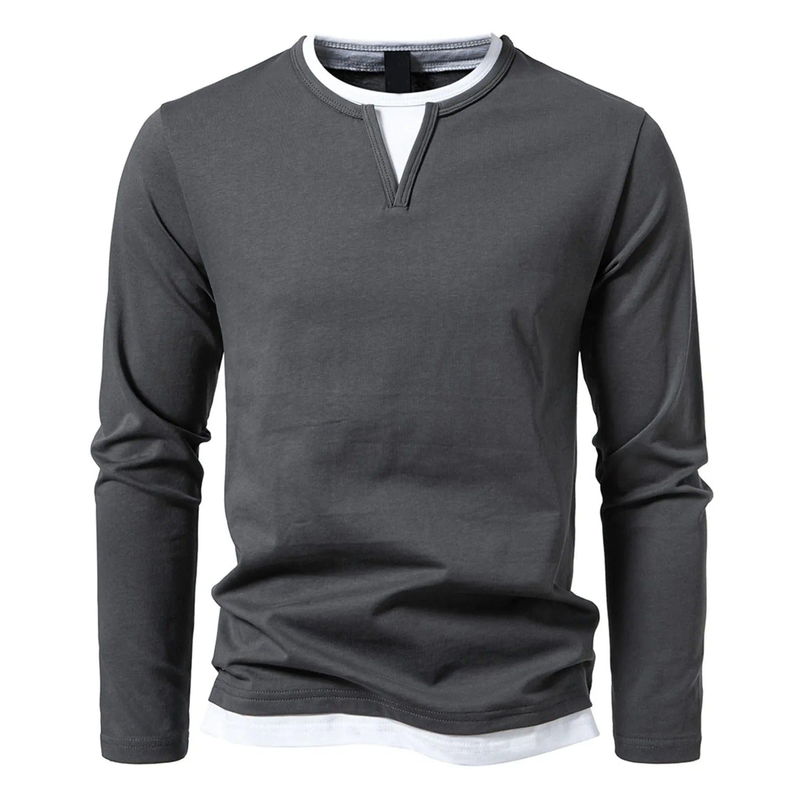 Men's Slim Fit Long Sleeve Casual Shirt - Harren Cole