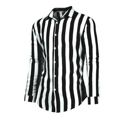 Men's Slim-Fit Vertical Stripe Dress Shirt - Harren Cole