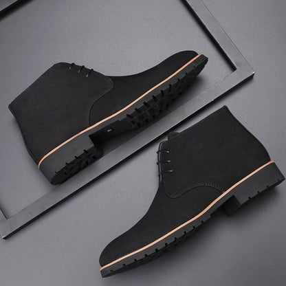 Men's Suede Chukka Ankle Boots - Harren Cole