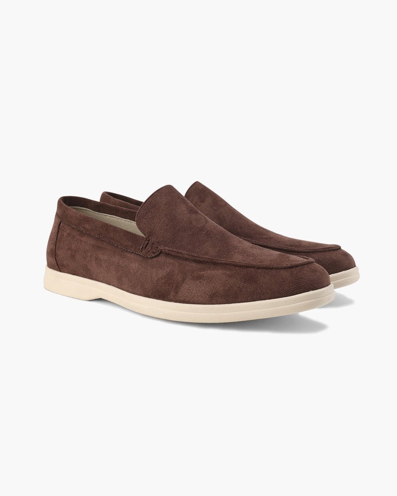 Men's Suede Loafers Slip - On Business Shoes - Harren Cole