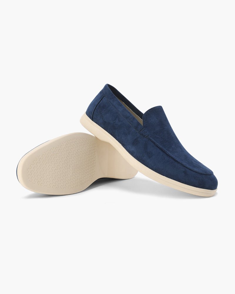 Men's Suede Loafers Slip - On Business Shoes - Harren Cole