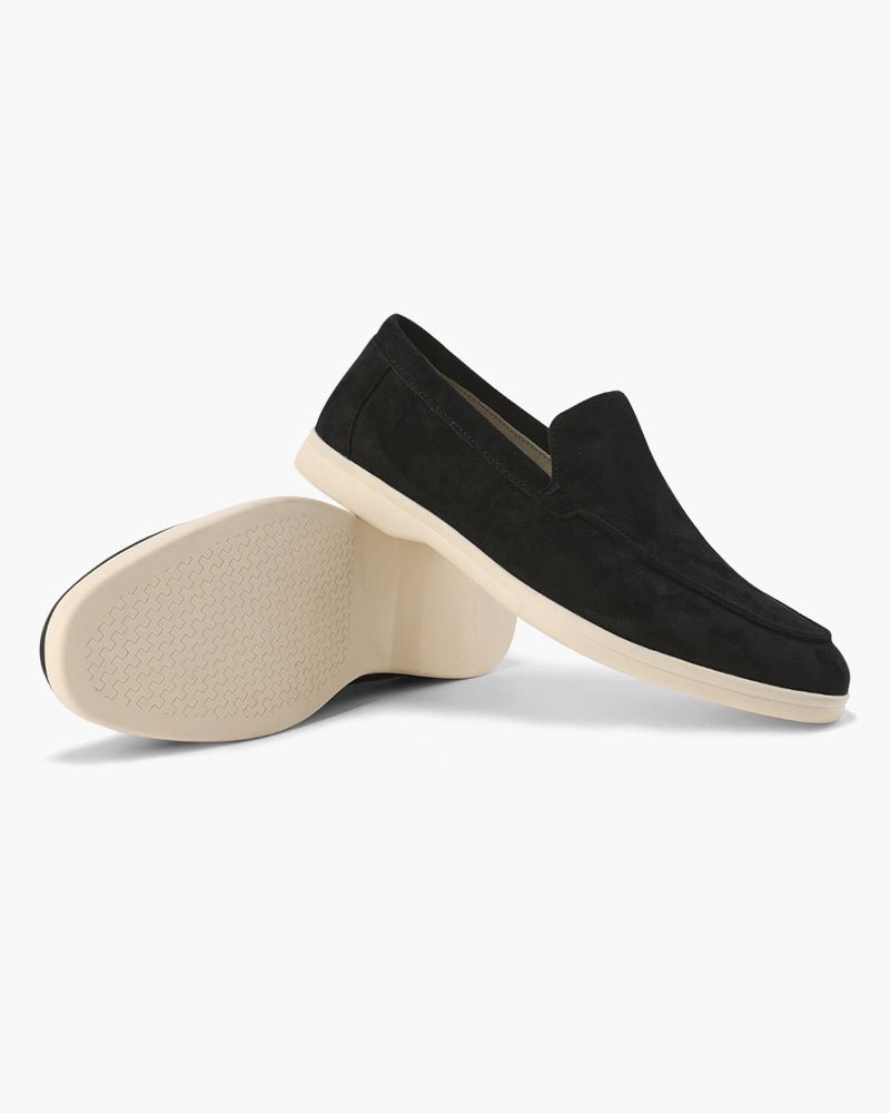 Men's Suede Loafers Slip - On Business Shoes - Harren Cole