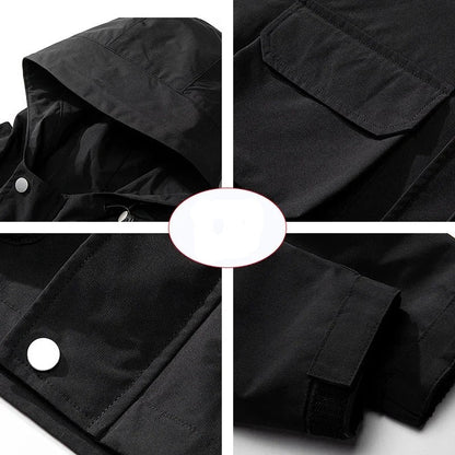 Men's Tactical Outdoor Jacket with Durable Water - Resistant Fabric - Harren Cole