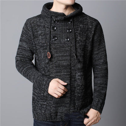 Men's Thick Knit Structured Hoodie - Harren Cole
