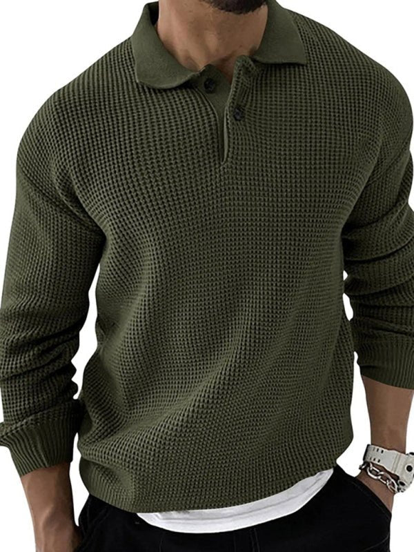 Men's Urban Slim Fit Knit Sweater with Shawl Collar - Harren Cole