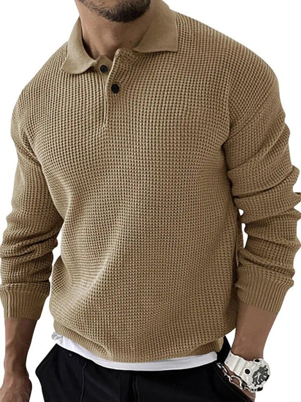 Men's Urban Slim Fit Knit Sweater with Shawl Collar - Harren Cole