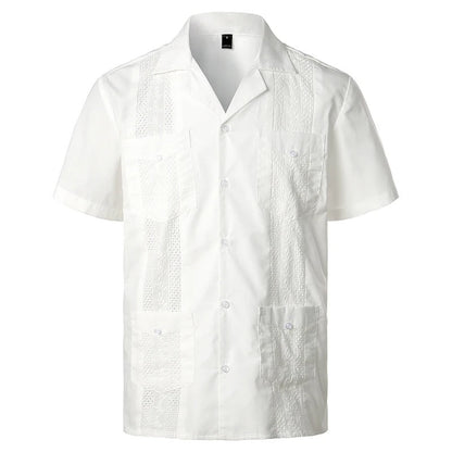 Men’s Vintage - Inspired Short - Sleeve Shirt - Harren Cole