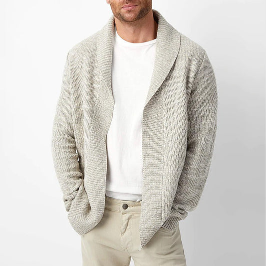 Men's Wool Knit Cardigan Sweater - Harren Cole