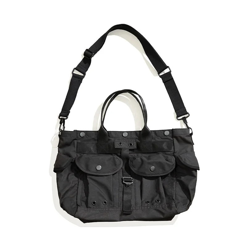 Military - Inspired Utility Shoulder Bag - Harren Cole