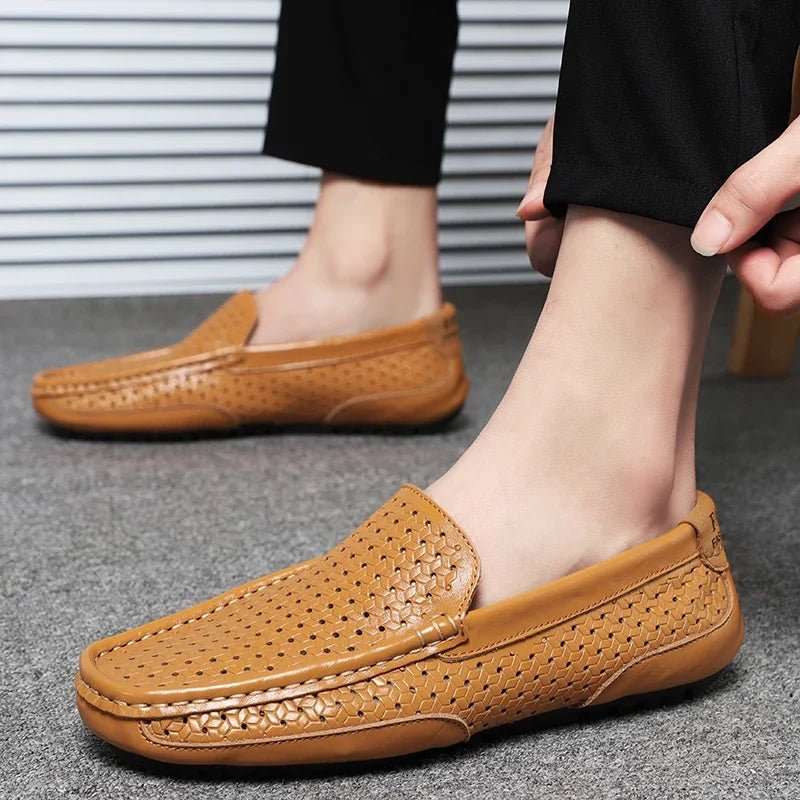 Modern Loafers With Cushioned Supportive Footbed - Harren Cole