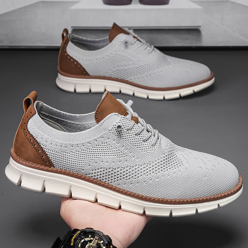 Orthopedic Breathable Mesh Oxford Sneakers - Harren Cole