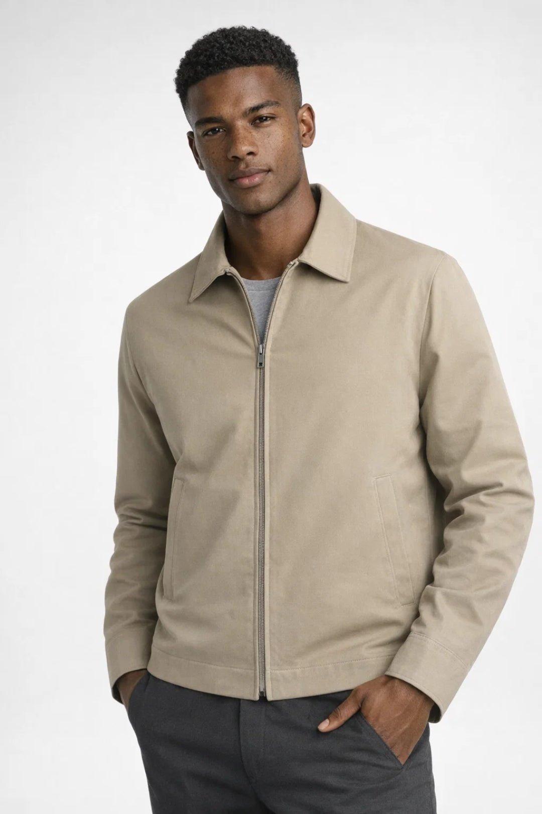 Padded Longline Button Front Coat - Harren Cole