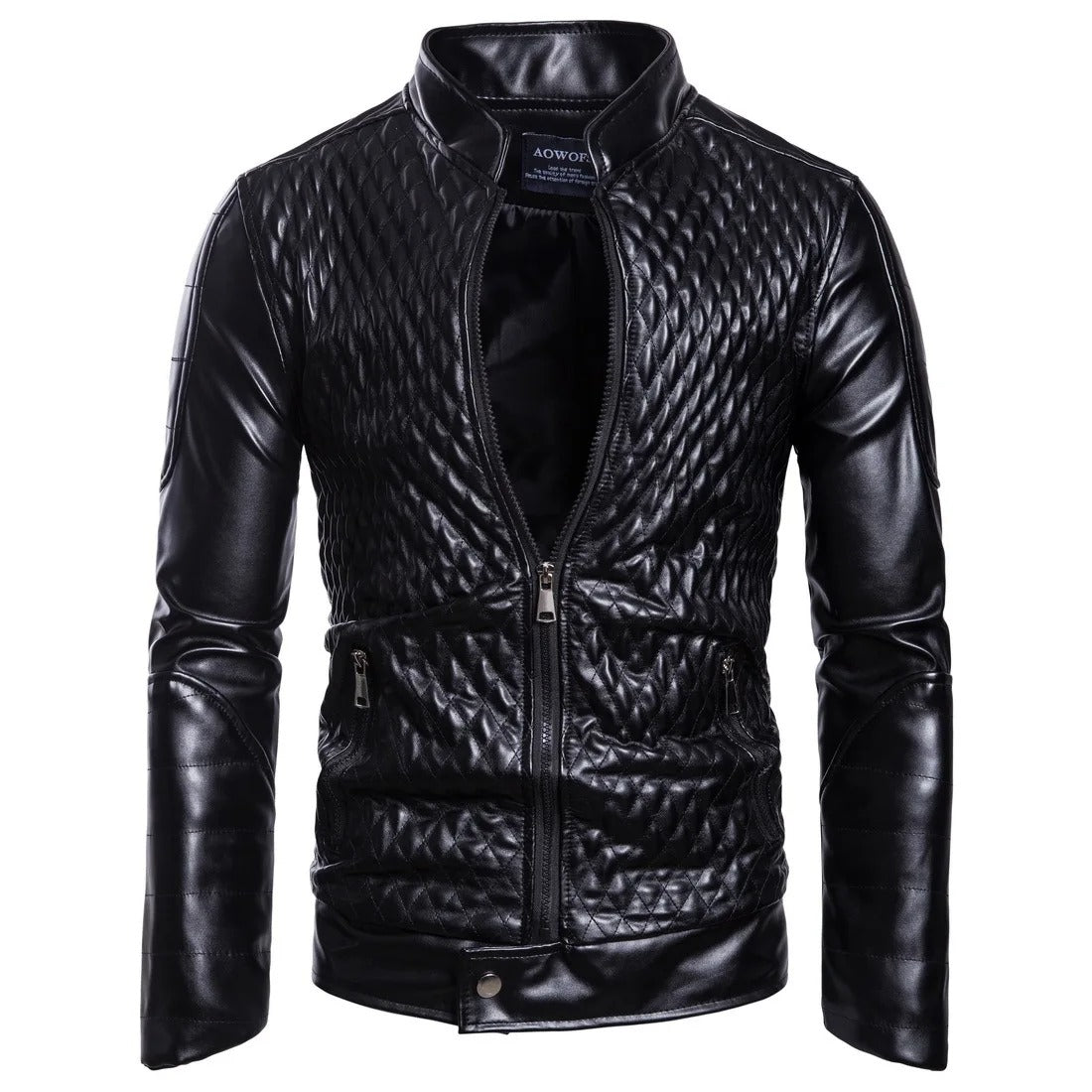 Quilted Bomber Jacket for Men - Harren Cole