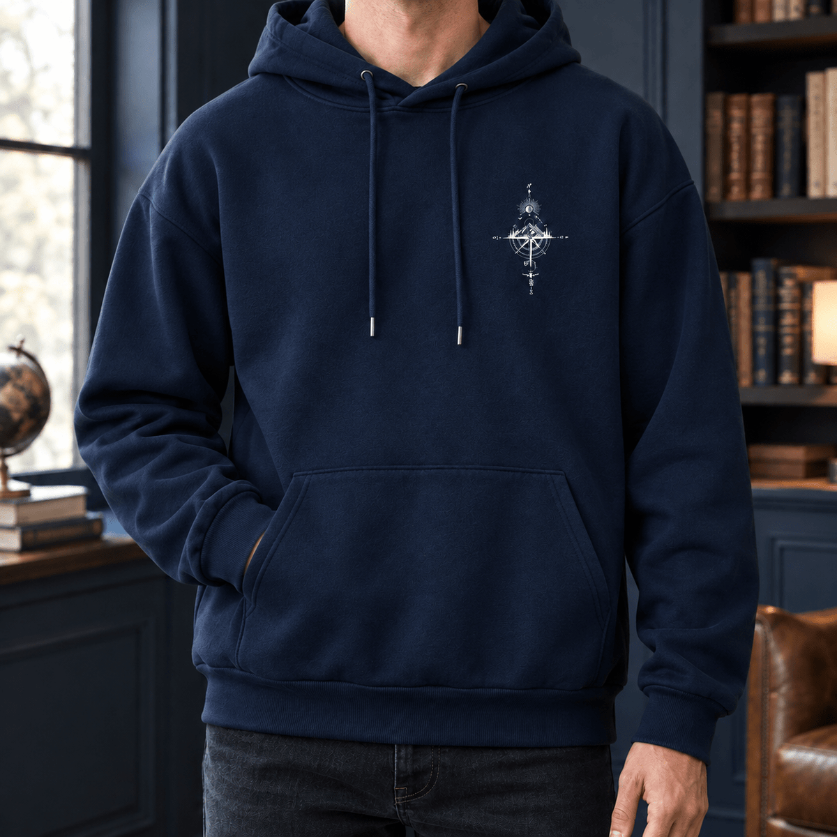 Relaxed Graphic Pullover Hoodie - Harren Cole