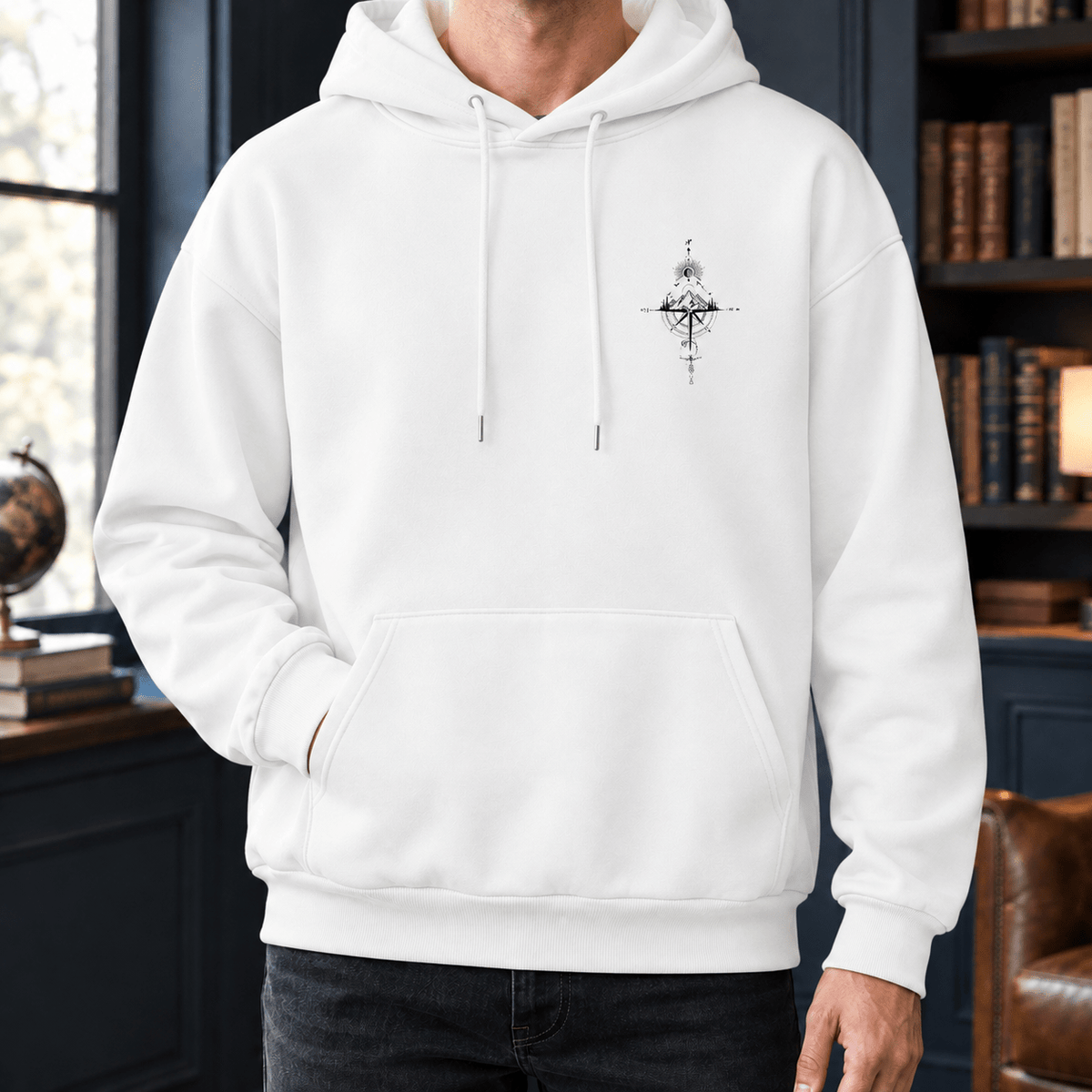 Relaxed Graphic Pullover Hoodie - Harren Cole