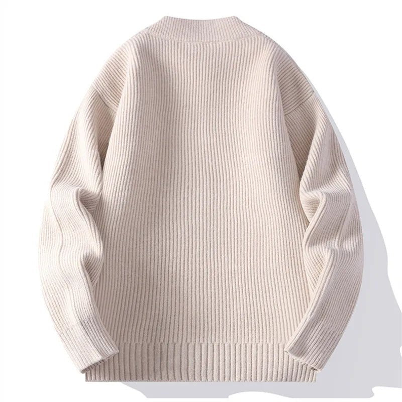 Ribbed Oversized Open Front Cardigan - Harren Cole