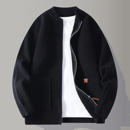 Ribbed Oversized Open Front Cardigan - Harren Cole
