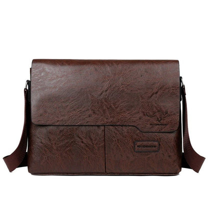 RustMark Leather Messenger - Harren Cole