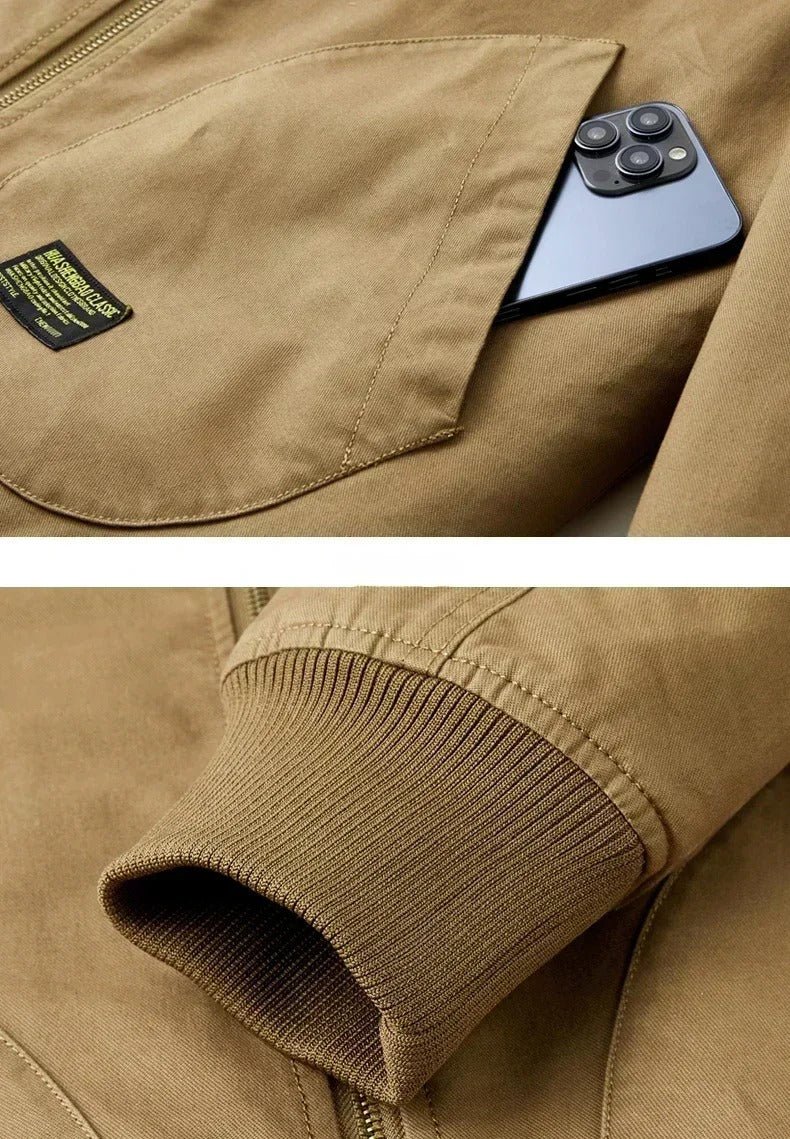 Sherpa Lined Pilot Jacket for Men - Harren Cole