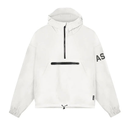 Sporty Anorak Jacket with Front Zipper - Harren Cole